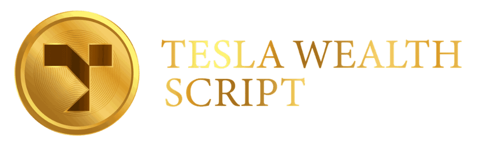 Tesla Wealth Script Logo